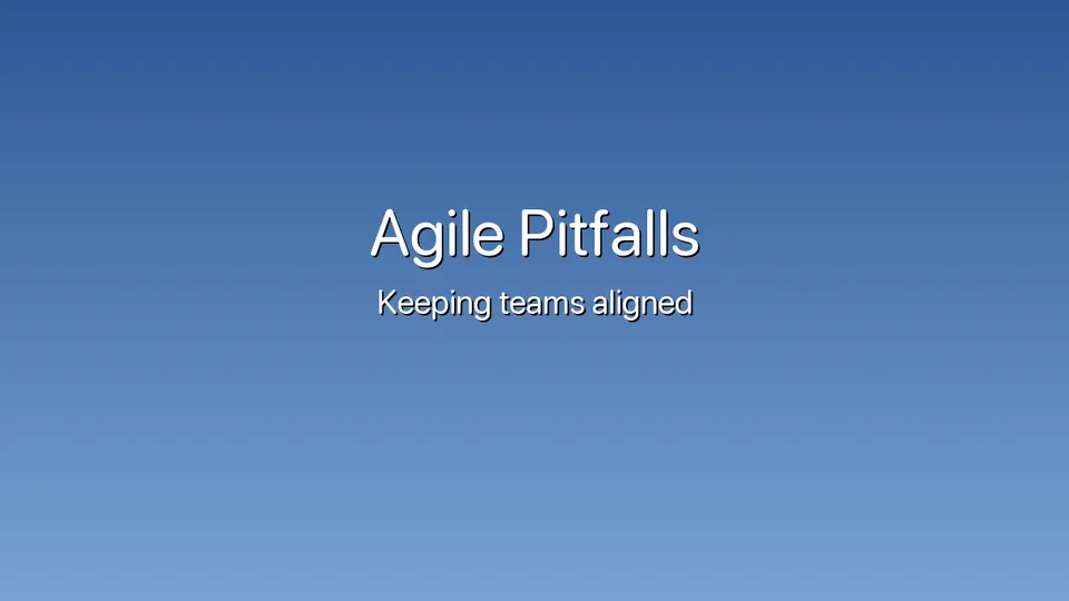 Agile 문화를 방해하는 요소들 대표 이미지