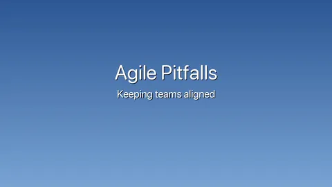 Agile 문화를 방해하는 요소들 대표 이미지