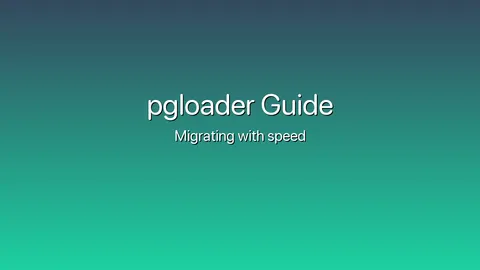 pgloader 를 사용하여 mysql 디비 postgres 로 마이그레이션하기 대표 이미지