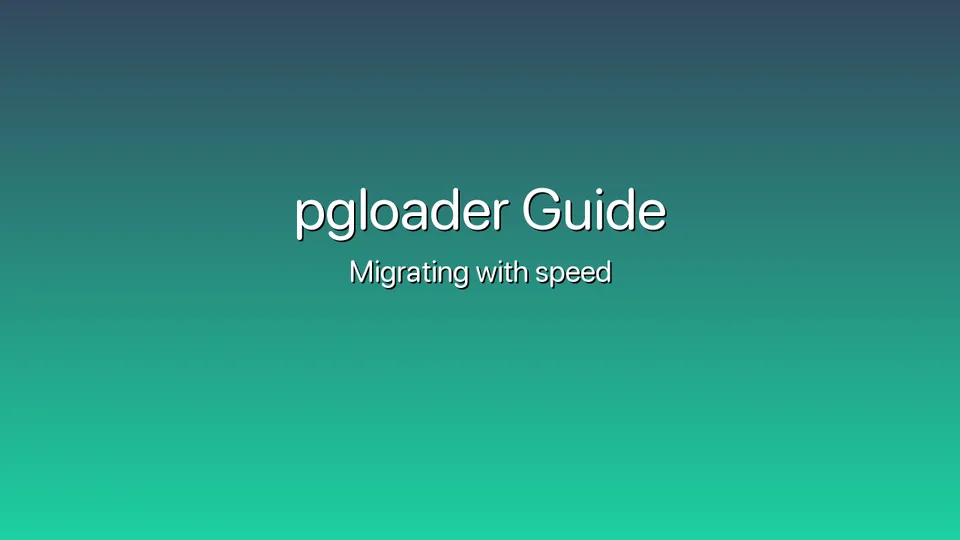 pgloader 를 사용하여 mysql 디비 postgres 로 마이그레이션하기 대표 이미지